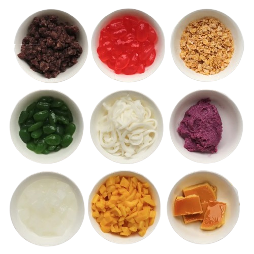 Halo Halo Ingredients